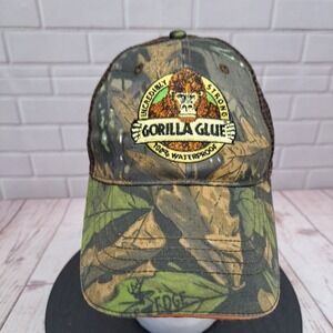 Gorilla Glue Camo Strapback Hat Cap Mesh OSFM